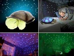 Ночник Черепашка проектор звёздное небо. Музыкальный.