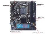 Нова Intel H61 LGA 1155 DDR3 M2 NVME USB 3.0 SATA 3 системна плата материнська Intel H61 S - фото 1