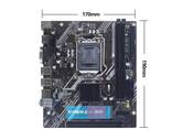 Нова Intel H61 LGA 1155 DDR3 M2 NVME USB 3.0 SATA 3 системна плата материнська Intel H61 S - фото 3