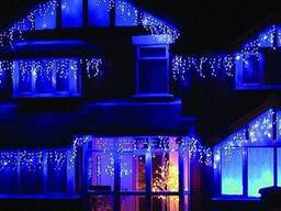 Новогодняя наружная cветодиодная гирлянда дождь «Бахрома уличная» 120 LED YS-UK002...
