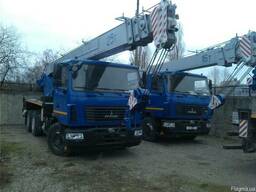 Новый автокран КС-55727-С-12 Машека 25 тонн на шасси МАЗ