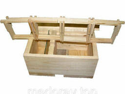 Ящик для транспортировки рамок и стеллаж для хранения рамок от канала Белорусское Пчеловодство