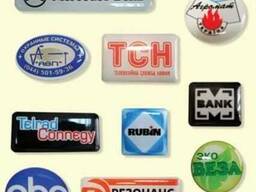 Обьемная наклейка (шильды, стикера, гарантийные наклейки),