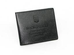 Обкладинка на посвідчення ТрО DNK Leather TRO R col. J Чорний