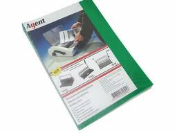 Обложки для переплета А3, 200 мк. , прозрачные синие-100шт