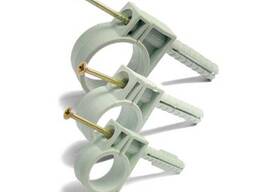 Обойма для труб Ø 22мм з ударним шурупом