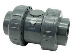 Обратный клапан ПВХ Effast пружинный d25 мм