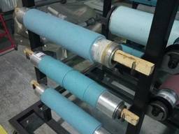 Обрезинивание валов, гуммирование , нанесение рещины