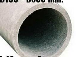 Обрезки асбестоцементной трубы диаметр от 100 до 500 мм.