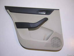 Обшивка карта двери задней левой Skoda Rapid liftback(седан)