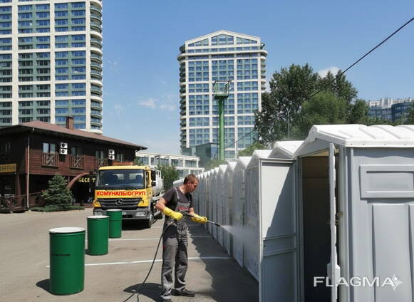 Обслуговування БІОтуалетних кабін Викачка Мийка Заправка Реагентом