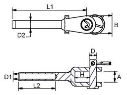 Обжимной фитинг «вилка»