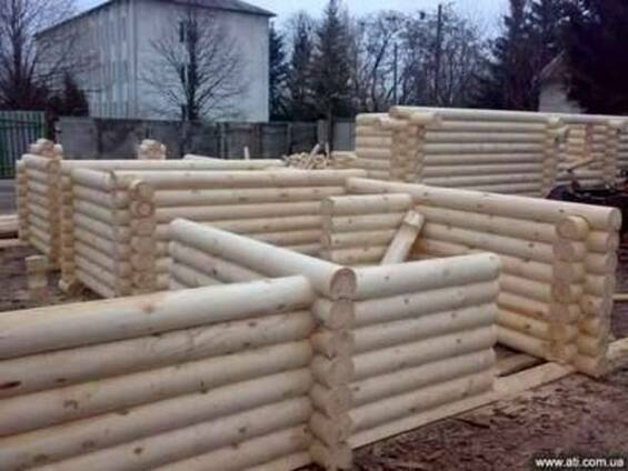 Оцилиндрованное бревно Овруч