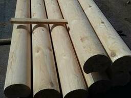 Оцилиндрованный брус