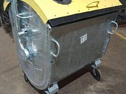 Оцинкований контейнер для сортування сміття для пластику 1,1 м3.