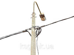 Опора освещения металлическая оцинкованная, столб уличного освещения под СИП. ..