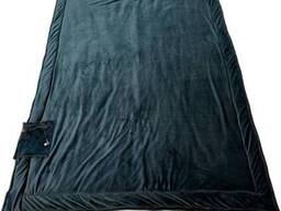 Одеяло с USB подогревом плюш велюр 140х190см теплое зимнее электроодеяло от PowerBank. .. .