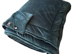 Одеяло с USB подогревом плюш велюр 140х190см теплое зимнее электроодеяло от PowerBank. .. .