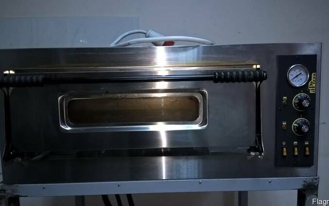Однокамерная печь для пиццы бу IT PIZZA MS4 с подставкой