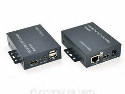 Одноканальный активный удлинитель HDMI сигнала по UTP кабелю. Дальность передачи: до. ..