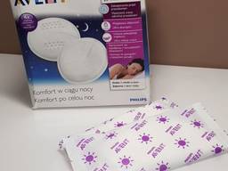 Одноразовые вкладыши для бюстгальтера ночные AVENT 20 шт.