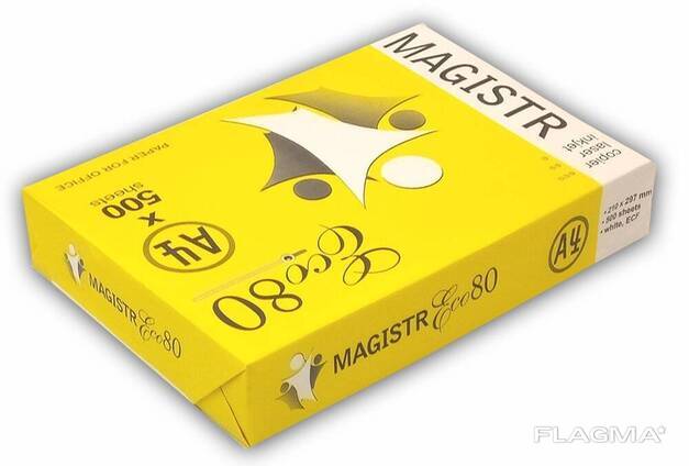 Офисная бумага 80 г/м2, A4, 500 л, класс С Magistr Eco (OP-Magistr-A4-80)