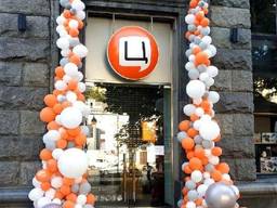 Оформление магазинов, офисов воздушными шарами в Киеве и области