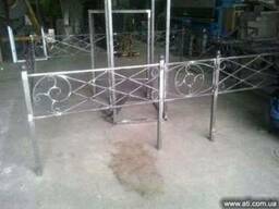 Оградки ритуальные кладбищенские.