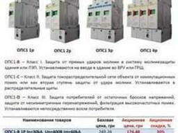 Ограничители импульсных перенапряжений ОПС1 (грозозащита)