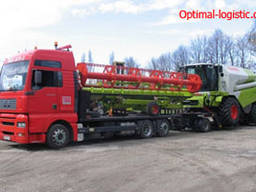 Оказываем услуги по перевозке жаток