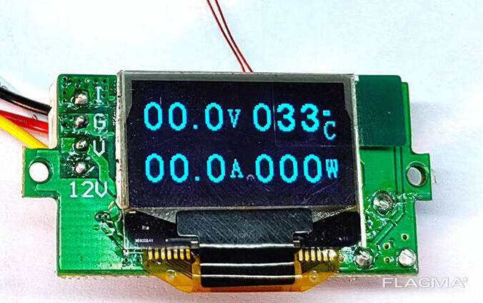 OLED-дисплей LCD 0,96 дюйма DIY дисплей для зарядного устройства напряжение ток. ..