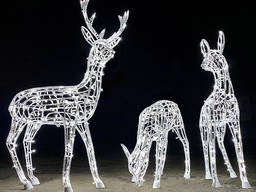 Светодиодное олени уличные