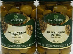 Оливки цілі зелені в розсолі