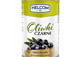 Оливки - Маслини чорні Helcom опт 4, 3 кг. Власний імпорт