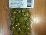 Оливки зелені з кісточкою у вакуумній упаковці , Албанія - фото 2