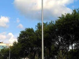 Опоры освещения круглые оцинкованные стальные уличные 10 метров PR-180-F(3). ..