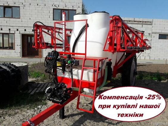 Опрыскиватель 3000 штанга 18 м - Компенсация 25%