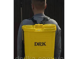 Опрыскиватель аккумуляторный 16 литров DRK желтый