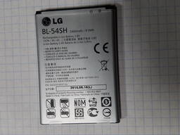 Оригинальный литий-ионный аккумулятор для смартфонов LG li-ion Battery BL-54SH 2460mA Вжив