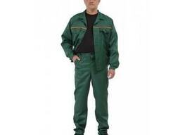 Костюм рабочий Стандарт. Ткань грета Китай. Цвет зеленый