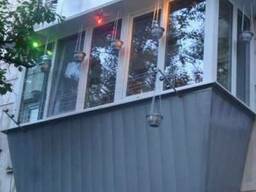 Остекление балкона под ключ