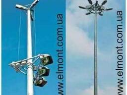 Осветительные мачты с мобильной короной