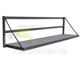 Скамейка откидная металлическая/сиденья фанера 1000*450*500 Kompred OL753/5