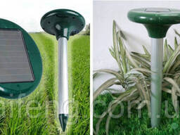 Отпугиватель кротов на солнечной батарее Supretto набор из 2 шт. (6048)