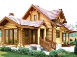 Сейсмостійкий #Дерев'яний #Будинок #з #Оциліндрованої #Колоди #Кругляка #Зруба - фото 2