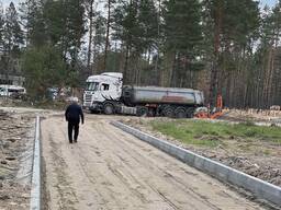 Отсыпка дорог шлаком щебнем