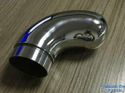 Отвод заглушка 50,8 з нержавіючої харчової сталі