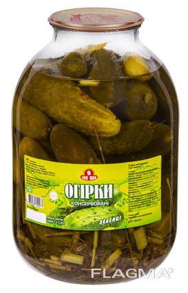 Огурцы, помидоры консервированные 3л ско ( упаковка 4шт)