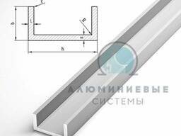 П образный алюминиевый профиль (швелер)