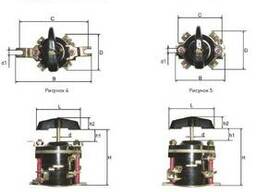Пакетные выключатели, переключатели серии ПВ, ПП